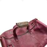 Handle Grip For Luggage Bags, Travel Full Grain Leather, Handmade, Bourbo.... Fixed Price $39.12.