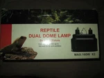 Simple Deluxe Dual Reptile Light Fixture Terrarium Heating Dome Lamp New. Fixed Price $19.99.