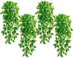 Whonline 4PCS 3.6FT Artificial Hanging Plants, Faux Pothos With 162 Leaves. Fixed Price $30.36.