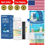 Aquarium Water Quality Kit: 50 9-IN-1 Strips For All Aquatic Environments. Fixed Price $19.94.