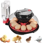 12 Egg Incubator With Automatic Turning, Humidity Control, Led Candler,.... Fixed Price $48.64.