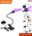 Ultra-violet 3W Black Light Lamp Gooseneck Design For Art & Satin Detection. Fixed Price $13.99.