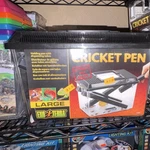 Exo Terra Cricket Large Holding With Dispensing Tubes Mpn PT2287. Fixed Price $22.99.