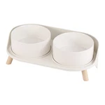 Elevated Ceramic Bowl Set - Double, Splash Proof Small/medium Dogs. Fixed Price $44.98.