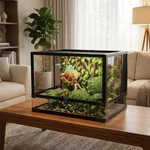 Bearded Dragon Tank Front Opening With Sliding Door & Screen Ventilation. Fixed Price $215.99.