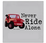 Stupell Industries Never Ride Alone Dog Canvas Wall Art Design 30 X. Fixed Price $37.50.