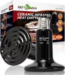 100W Ceramic Heat Emitter Bulbs 2-PACK For Reptile Terrarium Tank E26. Fixed Price $34.99.