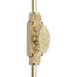 Hamilton Brass Ornate Door Espagnolette Bolt Cremone Polished. Fixed Price $180.30.