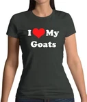 Love My Goats Womens T-shirt Farm Kid Pets Animal Zoo. Fixed Price $18.74.