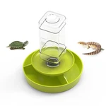 2 IN1 Reptile Food Bowl,turtle Automatic Water Feeders,bearded Dragon.... Fixed Price $15.76.