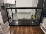 Zoo 50 Gallon Reptile Glass Terrarium With Pvc Background. Fixed Price $155.00.