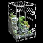Acrylic Jumping Spider Enclosure Box: 10X6X6 Inch Transparent Habitat With Venti. Fixed Price $30.99.