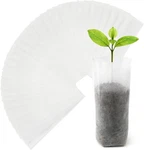 100 Pcs Nursery Growing Bags, 7.5X11.6 Inch Breathable Non-woven Plants Fab. Fixed Price $19.72.