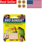 Zoo Med Fruit Banquet Block 1 Oz Calcium-rich Treat For All Birds. Fixed Price $6.18.