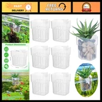 6 Pcs Adjustable Aquarium Holders, Hanging Planter Cups For Fish Tank. Fixed Price $34.99.