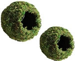 Galapagos Pet Reptile Cave Small Animal Natural Shelter Mossy Hide 4" & 6". Fixed Price $16.95.
