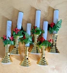 6PC Christmas Stanley Bendable Battery Operated Led Candles With Suction Cups. Fixed Price $14.24.