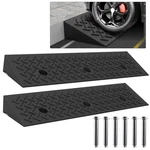 Heavy Duty Rubber Curb RAMP,2 Pc 3.9" Rise HEIGHT,3 TONS(6600 Lb) Capacity,si.... Fixed Price $91.19.