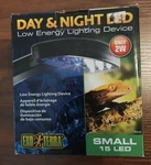Exo Terra Day & Night Small 15 Led Light Device 2W Reptile Gecko Tank Pet. Fixed Price $22.00.