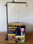 Exo-terra Reptile Dome Aluminum Light Fixture 8 INCH/21CM + Stand. Fixed Price $35.00.