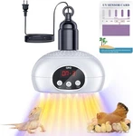 Qrq Chicken Coop Heater, 200W-350W-500W Reptile Lamp Upgraded With White. Fixed Price $47.62.