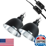 Cavachew 2-PACK Reptile Deep Dome Light Fixture, 8.1IN Heat Lamp For Lizards. Fixed Price $87.23.