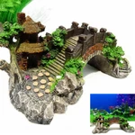 Aquarium Ornament Photography Prop Decoration Fish Tank Bridge Landscape Tree. Fixed Price $9.49.