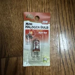 Zilla Mini Halogen Lamp Reptile Bulb 25WATT Night Red. Fixed Price $6.99.