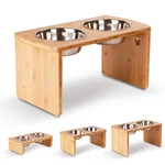 Elevated Bowls, Bamboo Raised For Large & Medium Dogs, With.... Fixed Price $48.84.