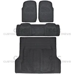 Max Duty Rubber Floor Mats For Suv Truck W/ Cargo Liner 5 Piece Set Black. Fixed Price $59.90.