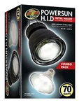 Zoomed Powersun H.i.d 175W Metal Halide Uvb Lamp & Fixture For Reptiles. Fixed Price $112.69.