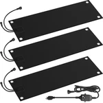 Hetfoent Pcs Heated Snow Melting Mats, 10X30 No-slip Rubber. Fixed Price $124.04.