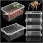 Small Jumping Spider Enclosure - 6 Pack Terrariums, Breeding Box, Tran.... Fixed Price $17.21.