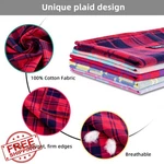 Gofshy Yellow Plaid Dog Bandana Large Adjustable Bib Scarf. Fixed Price $20.00.