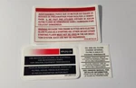 6.9L Diesel Air Cleaner Oil Change Glow Plug Service Decal Set Of 3. Fixed Price $16.00.