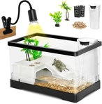 All In One Turtle Tank Kit,pc Large Aquarium,red Eared Slider Aquatic For Baby. Fixed Price $97.75.