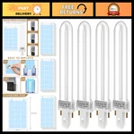 Tindtop 9W 21050 Bulbs & Replacement Glue Boards Kit For Dynatrap DT3009, Indoor. Fixed Price $31.99.