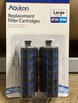 Aqueon Replacement Cartridges Quietflow Filters Large 2 In Pkg AT30 AT40. Fixed Price $11.49.