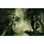 Forest Aquarium Jungle Plants Old Trees Reptile Habitat Background.... Fixed Price $15.37.