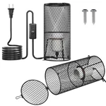 2PACK Reptile Heat Lamp Guard With 150W E26 Ceramic Holder,anti Scald Me.... Fixed Price $45.67.
