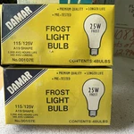 Damar 25 Watt Frosted Light Bulb. Set TWO-4 Pack (8)NEW Old Stock Soft. Fixed Price $22.99.