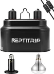 Dual Reptile Light Fixture With 100W Full Spectrum Uva Uvb Bulb & Nig. Fixed Price $98.99.