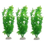 Wafjamf Aquarium Fish Tank Green Plastic Artificial Plants 10.6 Inch. Fixed Price $13.05.