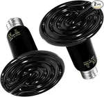 Simple Deluxe 100W 2-PACK Ceramic Reptile Heat Lamp Emitter Bulb No Light. Fixed Price $19.49.