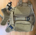 Aiwai Tactical Harness With Pouches,dog Vest For Medium, Khaki. Fixed Price $34.99.
