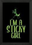 Praying Mantis Stick Bug Framed Wall Art Poster Canvas Print Picture. Fixed Price $46.95.