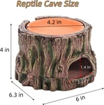 Reptile Cave Hideout Detachable Base Humidity Dish 3 In 1 Lizard Snake Tank. Fixed Price $24.80.