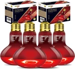 Wacool 4 Pack Reptile Heat Lamp BULBS,100W Infrared Basking Spot Light For. Fixed Price $38.61.