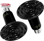 Healsmart Reptile Heat Lamp 100W 2-PACK Ceramic Emitter, No Light Emitting. Fixed Price $19.49.