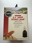 Thrive 5.5" Deep Dome Lamp For Reptiles 6 Ft Cord, On/off Switch New. Fixed Price $14.00.